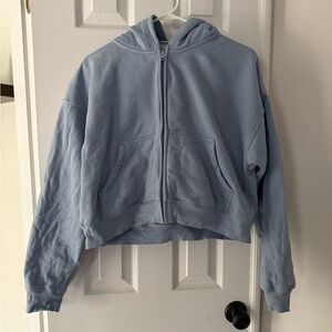 TNA Cozy Fleece Sky Blue Hoodie